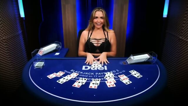 JOI At The Black Jack Table | JOIShows.Com