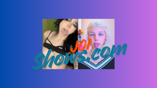 Two sexy ahegao and JOI ladies